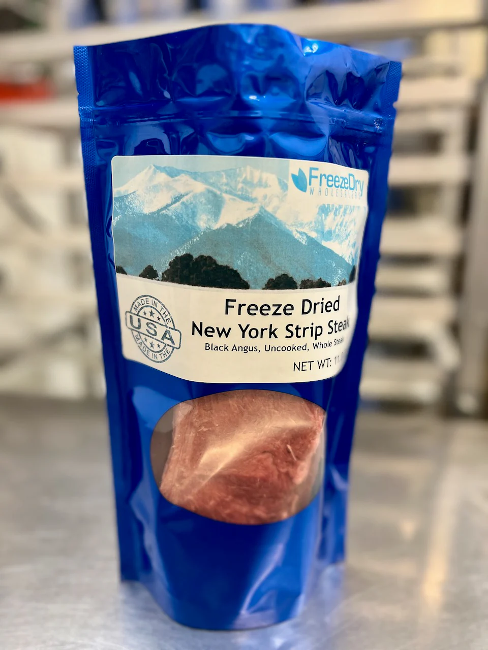 Pre-Sale Freeze Dried Grass Fed Black Angus USDA Prime New York Strip Steaks - Image 3