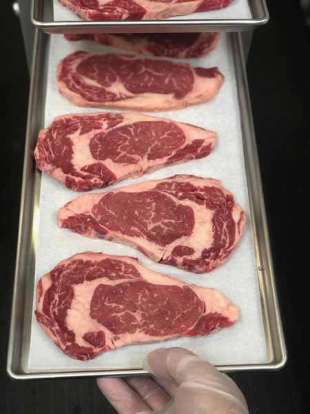 PRE-SALE/PRE-ORDER Pack of Freeze Dried Black Angus USDA Prime Uncooked Whole Rib Eye Steaks - Image 7