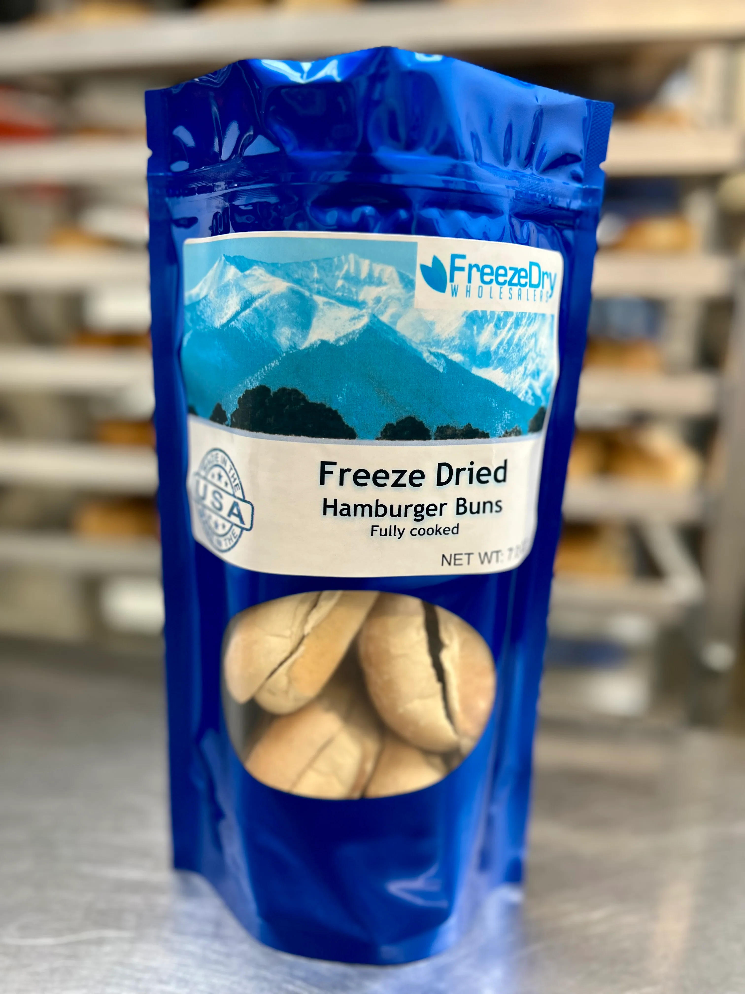 Freeze Dried Cheeseburger Meal Deal Bundle/Combo - Four Packs Total; Freeze Dried Beef patties, Hamburger Buns, Cheddar Cheese and Lattice Cut Sweet Potato Fries! - Image 4