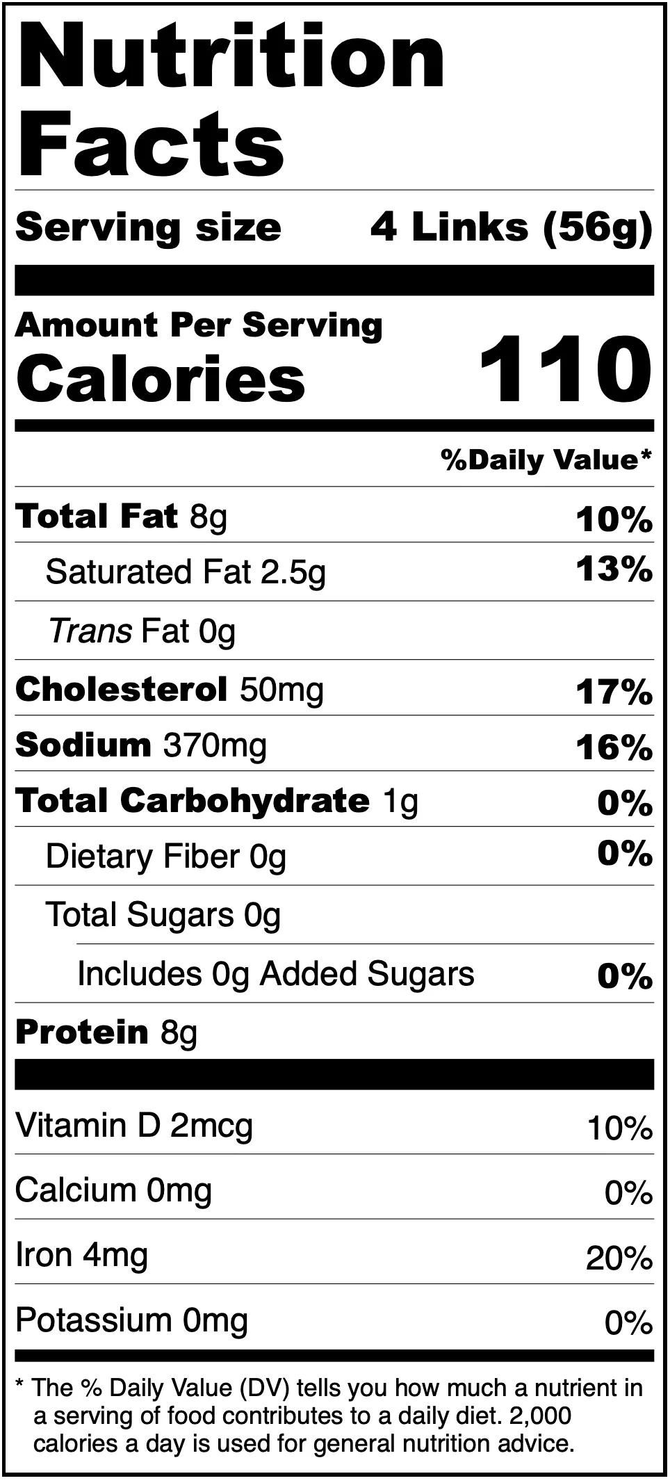 Freeze Dried Cooked Chicken Breakfast Sausage - Image 7