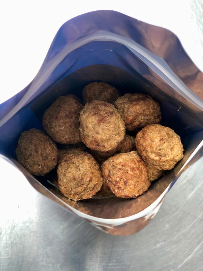 Freeze Dried Italian Style Cooked Beef Meatballs - Image 4