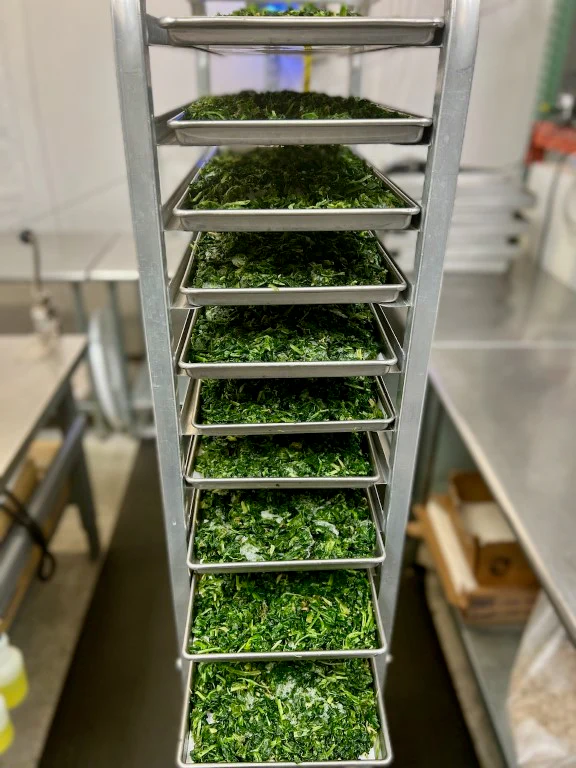 Freeze Dried Cut Leaf Spinach - Image 6