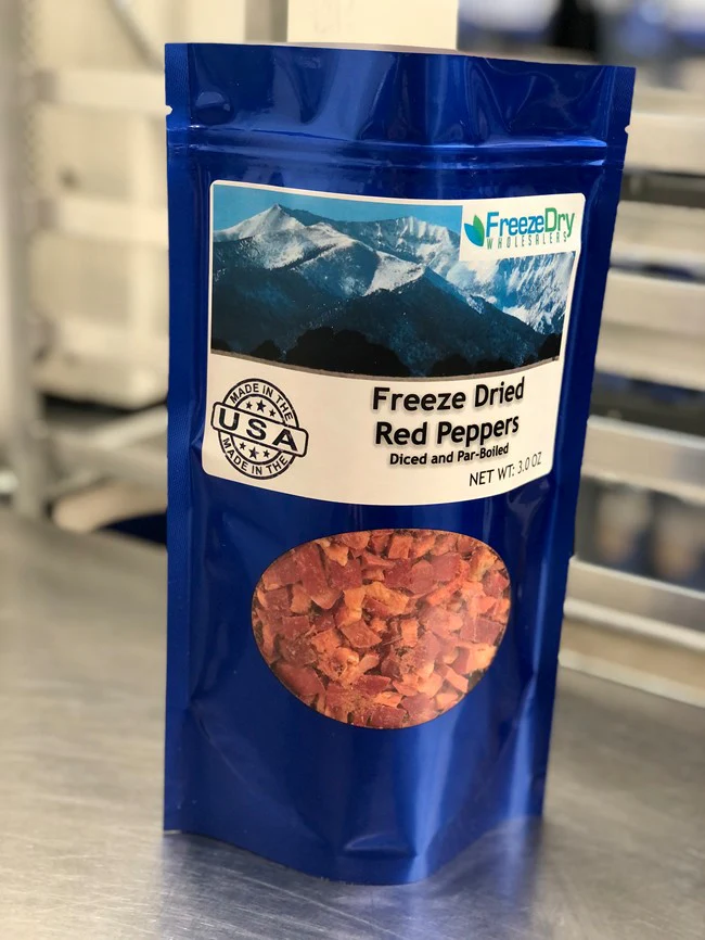 Freeze Dried Diced Red Peppers - Image 2