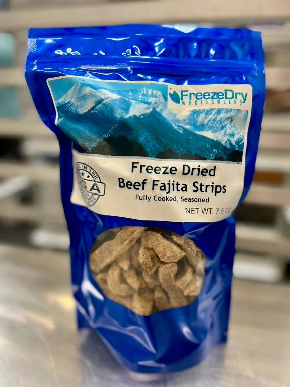 Freeze Dried Fully Cooked Beef Fajita Strips - Image 2