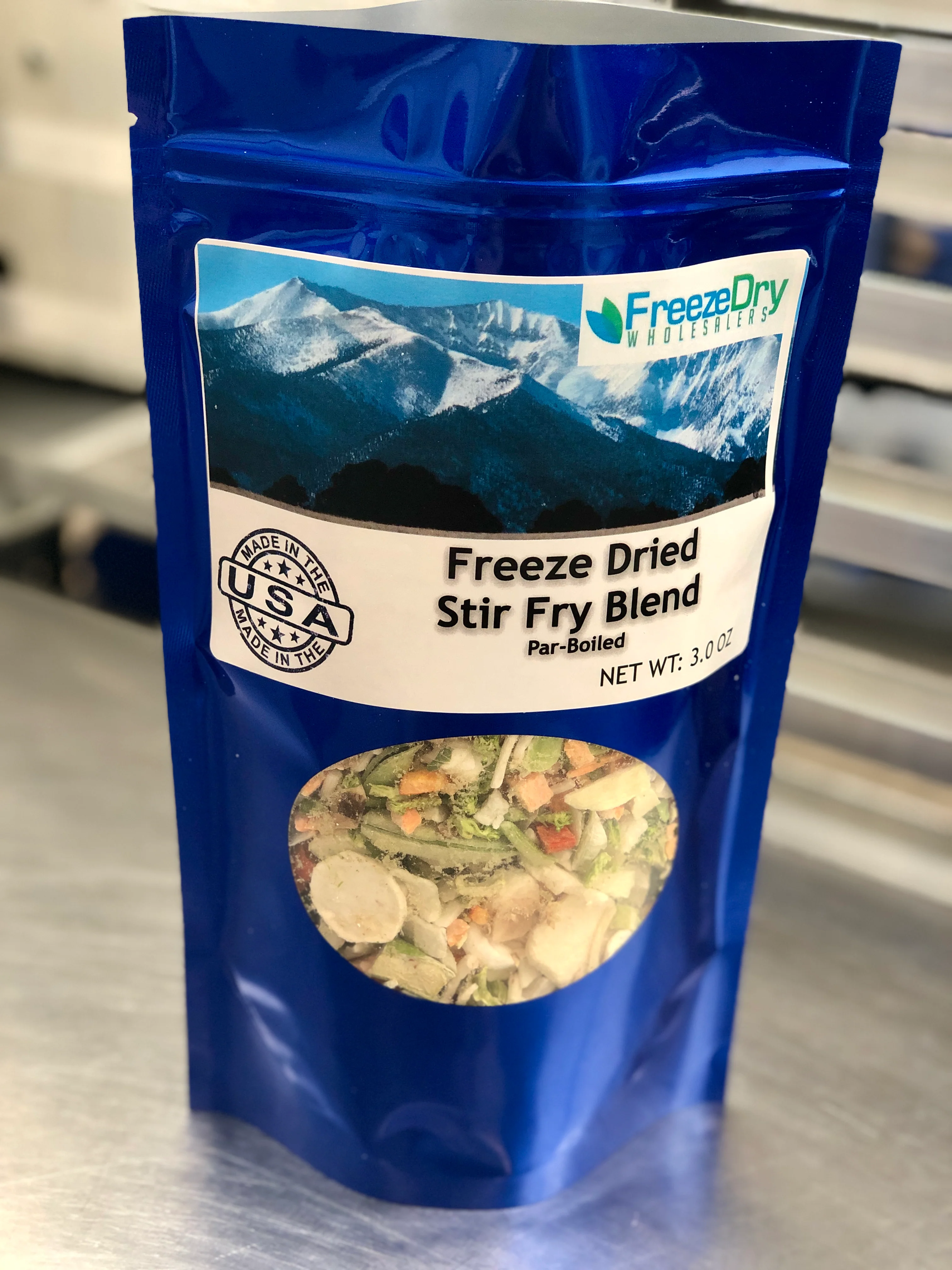 Freeze Dried Chicken Stir Fry Meal Deal Bundle/Combo - Four Packs Total; Freeze Dried Chicken Breast Strips, Stir Fry Veggies, White Rice and Vegetable Egg Rolls! - Image 4