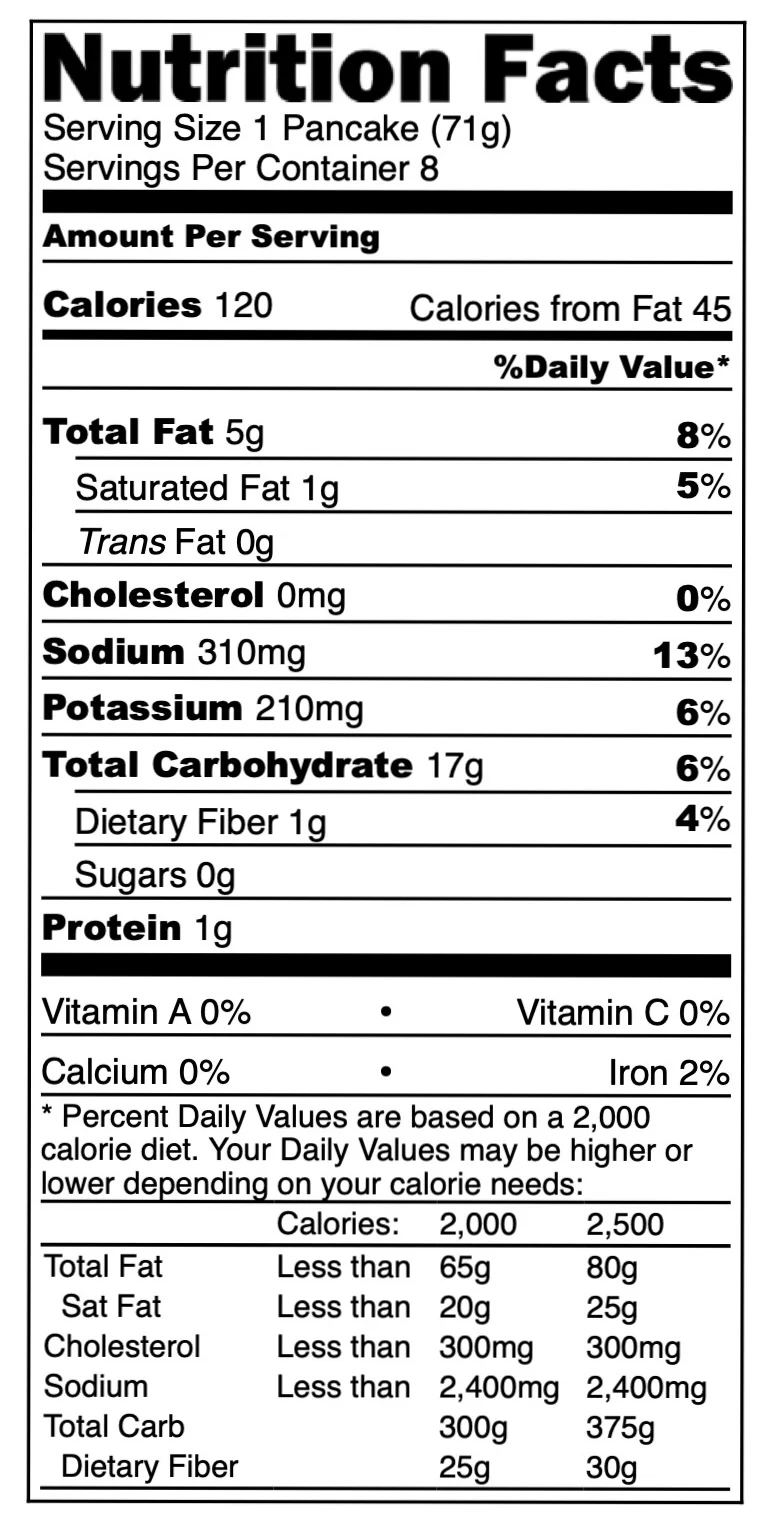 Freeze Dried Fully Cooked European-Style Potato Pancake - Image 7