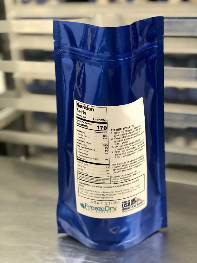 Freeze Dried Fully Cooked Ground Chicken - Image 3