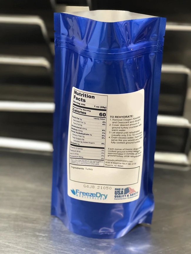 Freeze Dried Fully Cooked Ground Turkey - Image 3