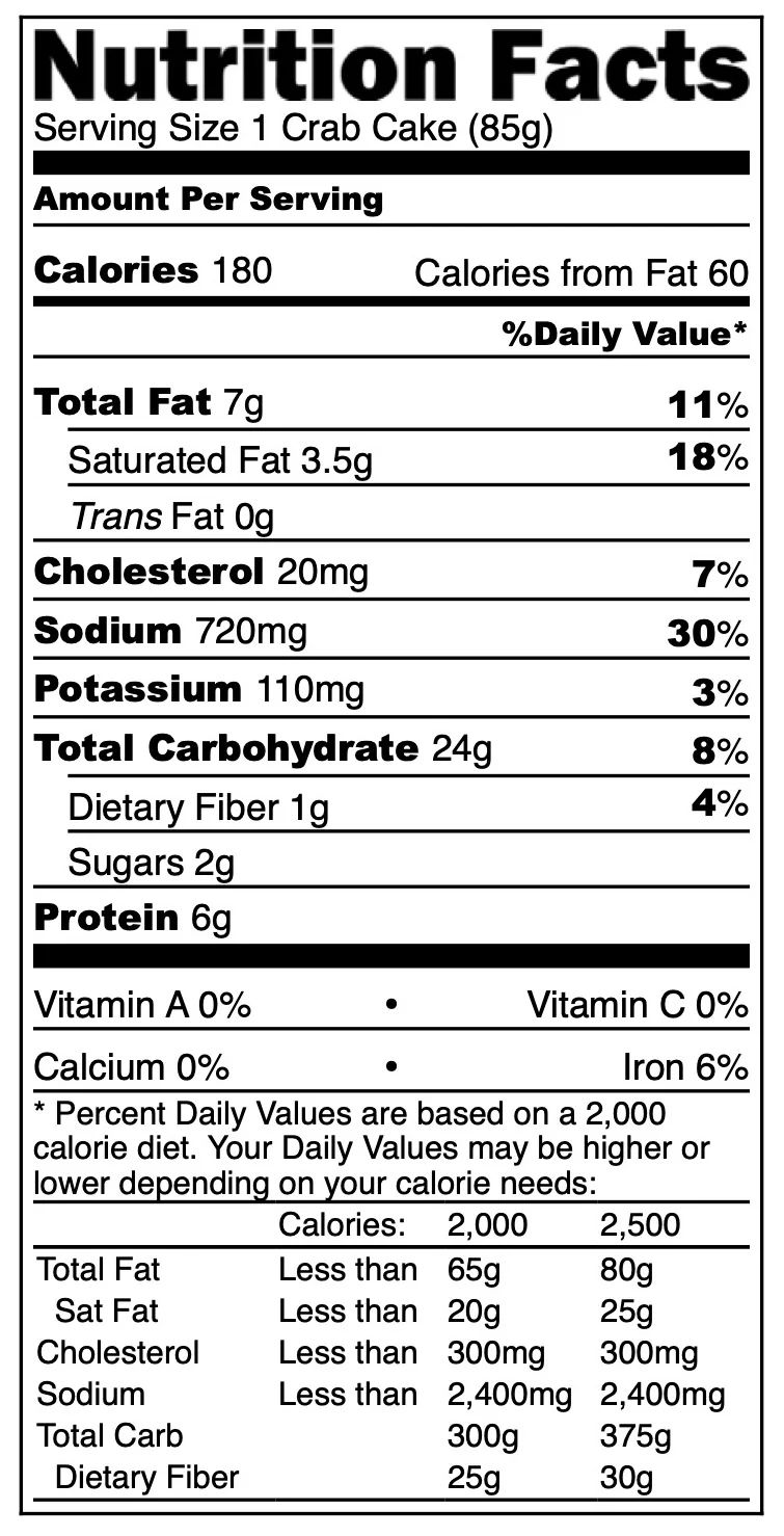 LIMITED PRODUCTION Freeze Dried Fully Cooked New England Style Crab Cakes - Image 8