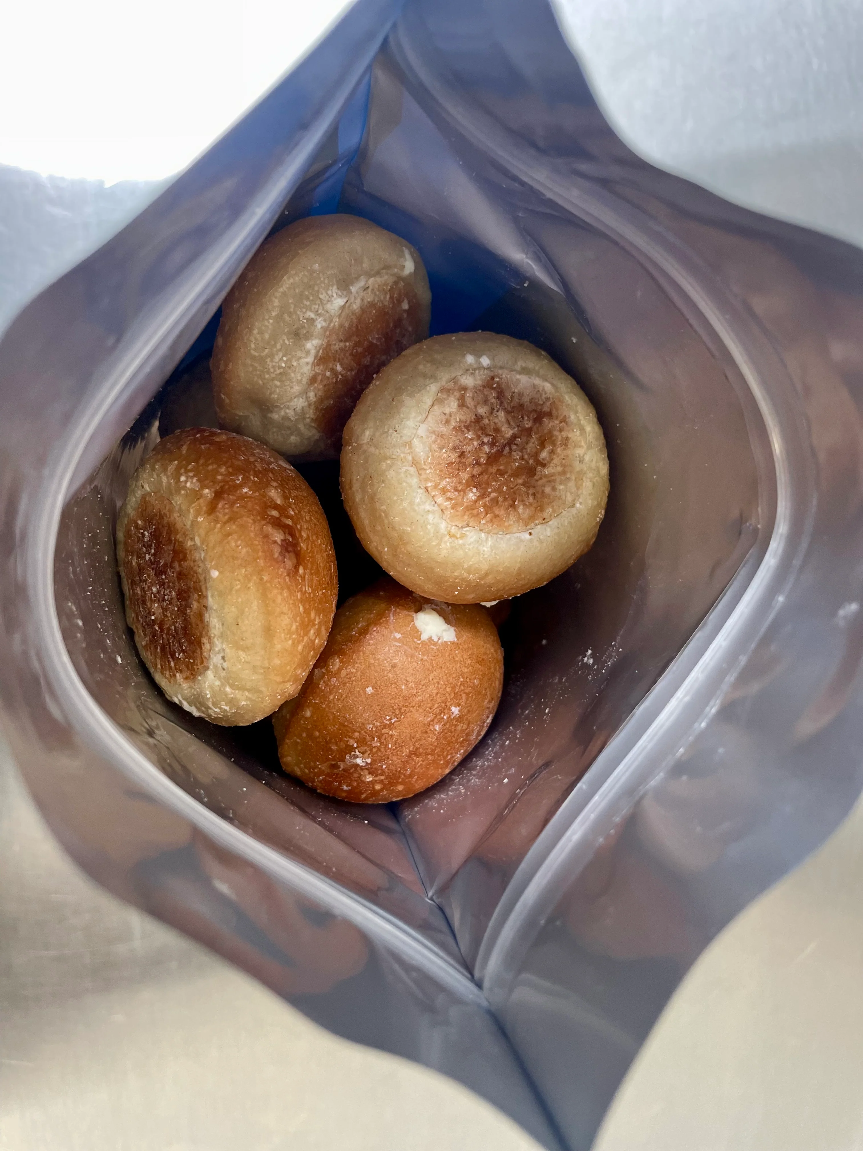 LIMITED PRODUCTION Freeze Dried Fully Cooked Plain Cream Cheese Stuffed Bagel Bites - Image 4