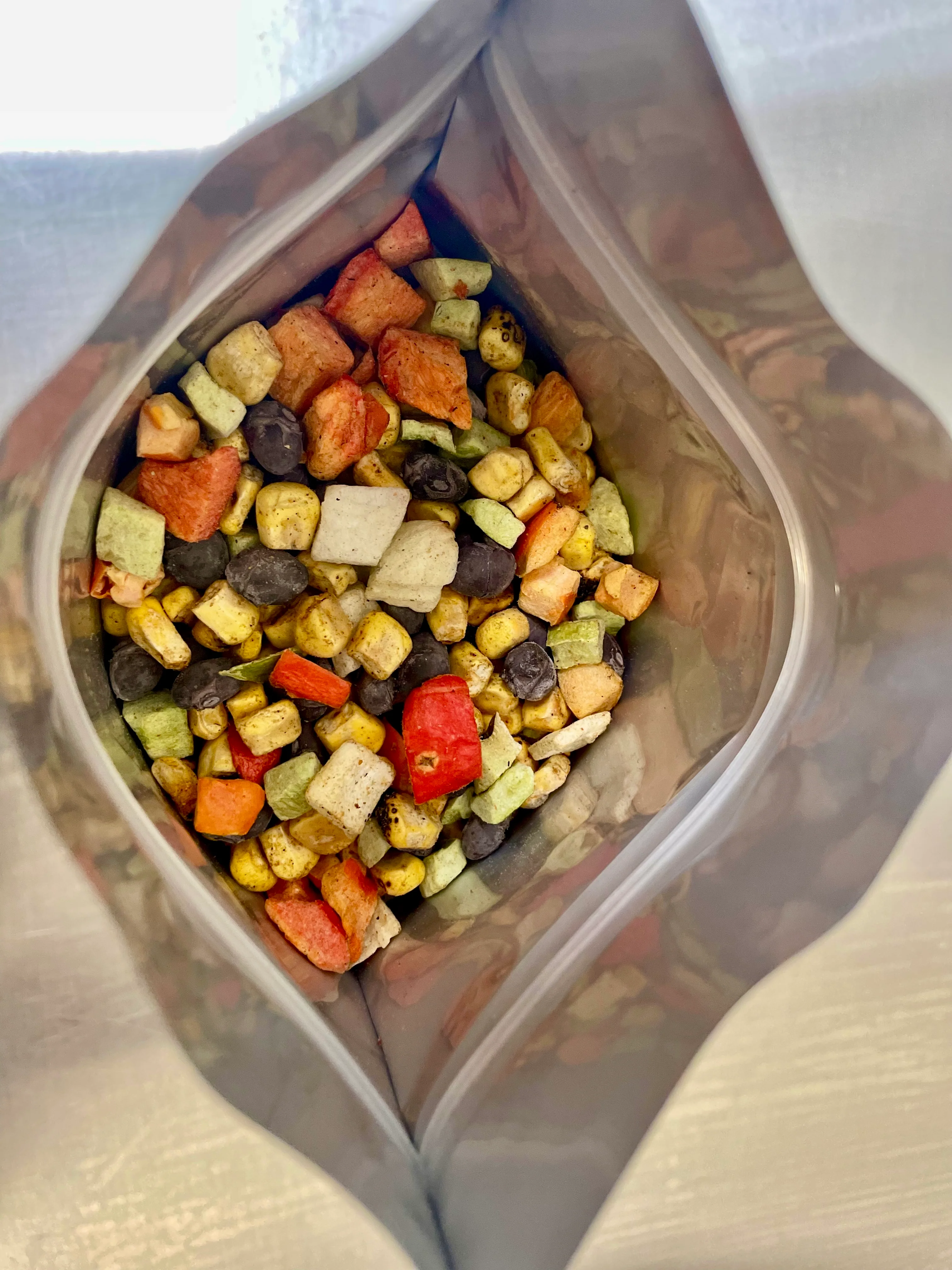 Freeze Dried Fully Cooked Roasted Corn and Black Bean Fiesta Blend - Image 4