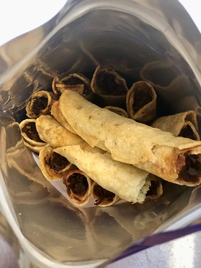 Freeze Dried Fully Cooked Shredded Chicken Taquitos - Image 4