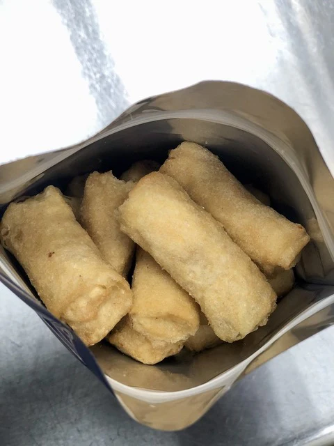 Freeze Dried Fully Cooked Mini Vegetable Egg Rolls - Image 3