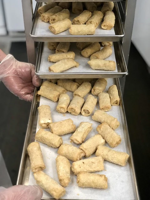 Freeze Dried Fully Cooked Mini Vegetable Egg Rolls - Image 5
