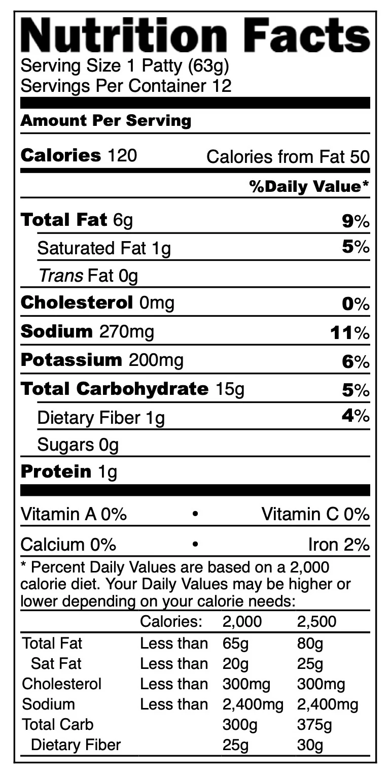Freeze Dried Fully Cooked Hash Brown Potato Patties - Image 8
