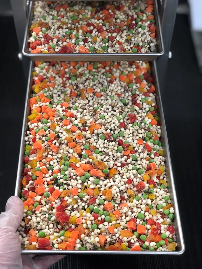 Freeze Dried Israeli Couscous, Red Quinoa and Vegetables - Image 5