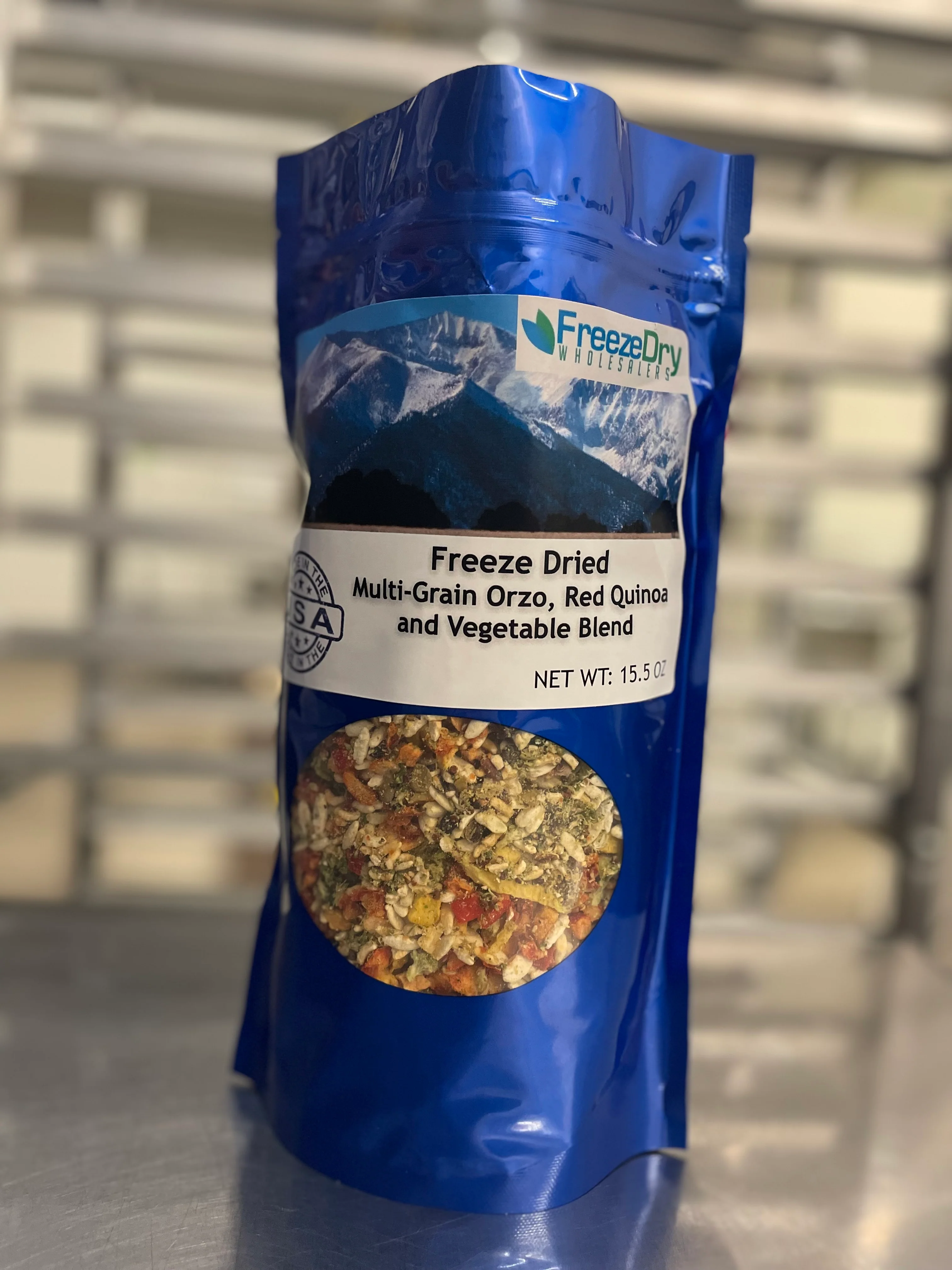 Freeze Dried Multi-Grain Orzo, Red Quinoa and Vegetable Blend - Image 2