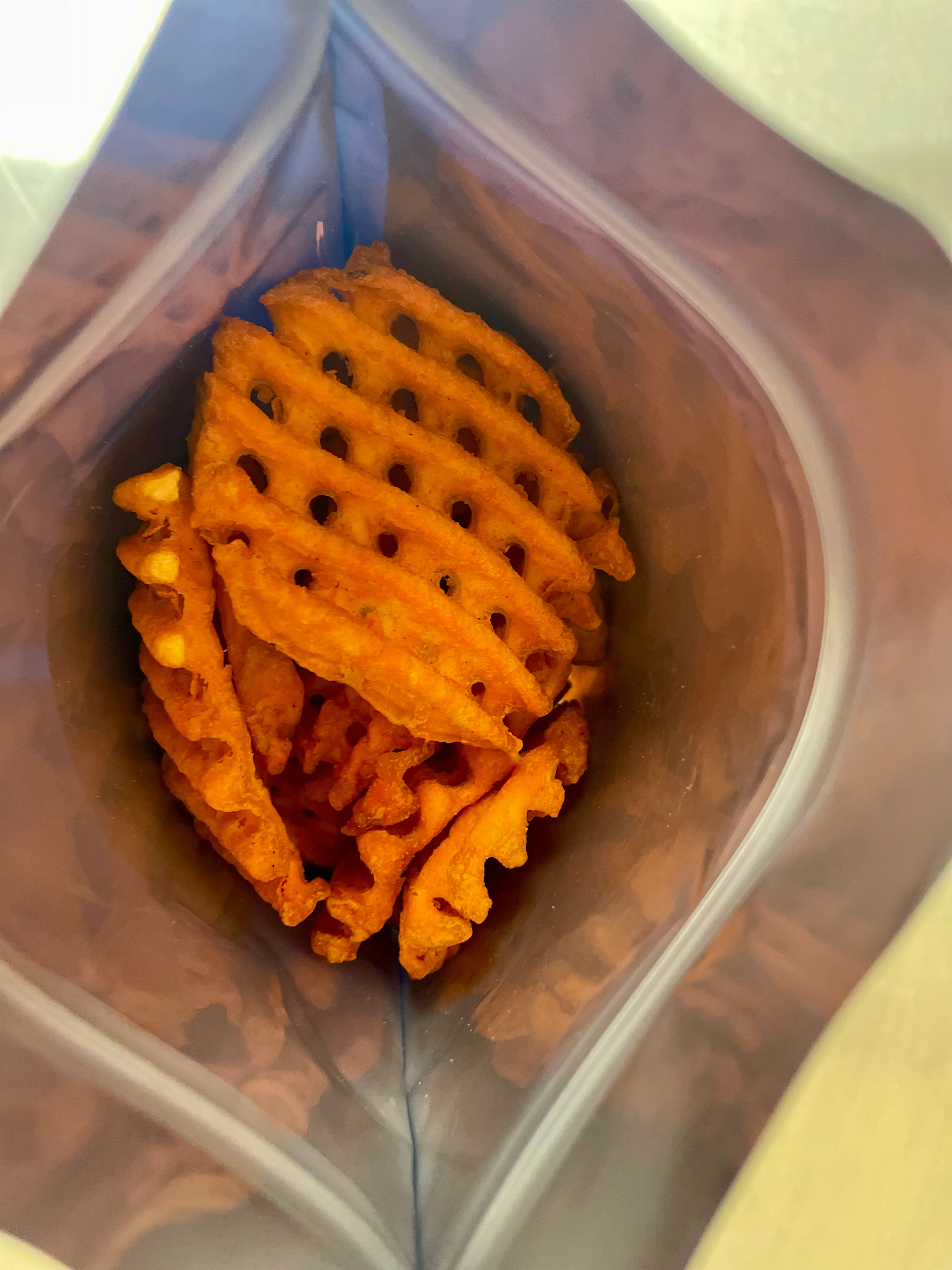 Freeze Dried Lattice-Cut Sweet Potato Fries - Image 4