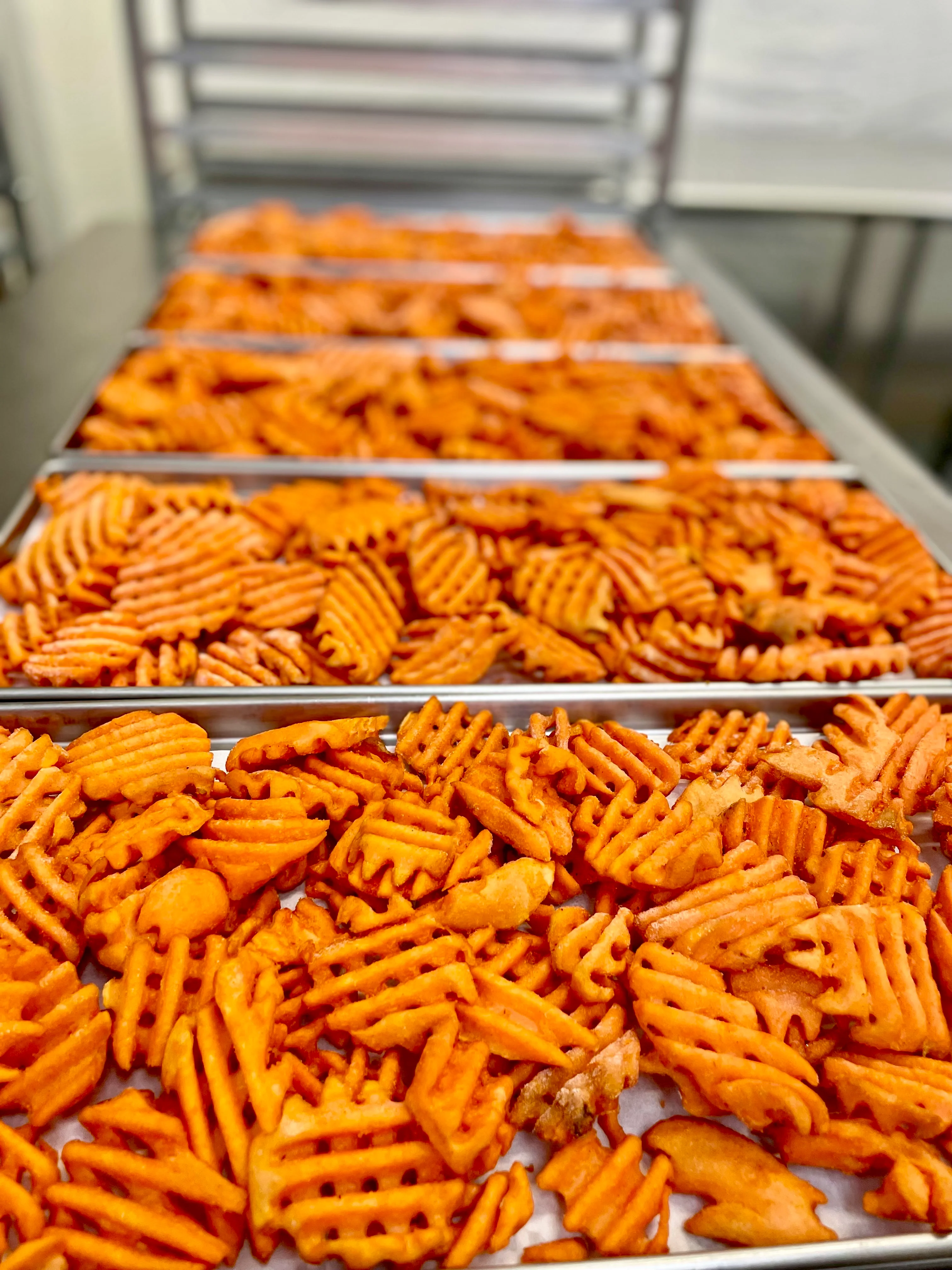 Freeze Dried Lattice-Cut Sweet Potato Fries - Image 5