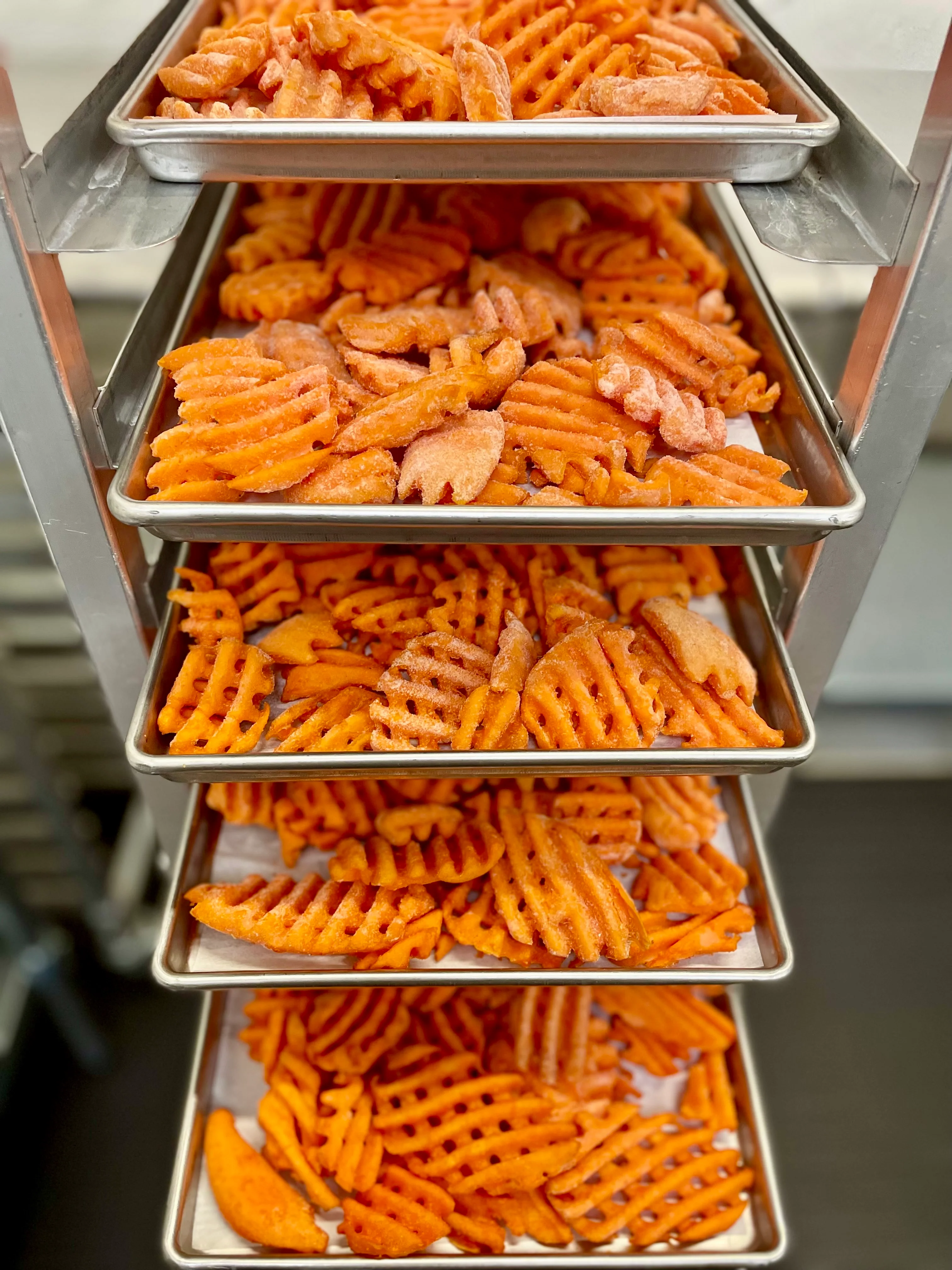 Freeze Dried Lattice-Cut Sweet Potato Fries - Image 6