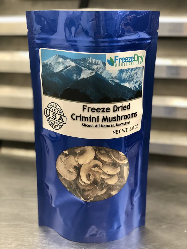 Freeze Dried Sliced Crimini Mushrooms - Image 2