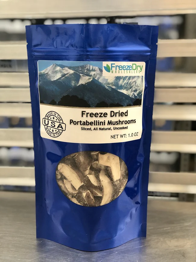 Freeze Dried Sliced Portobellini Mushrooms - Image 2