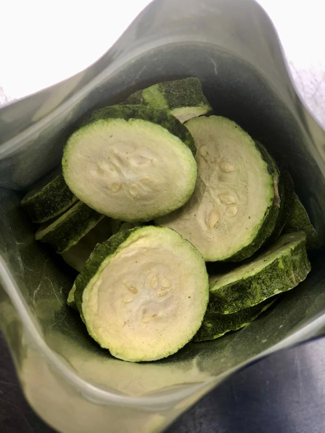 Freeze Dried Sliced Zucchini - Image 3