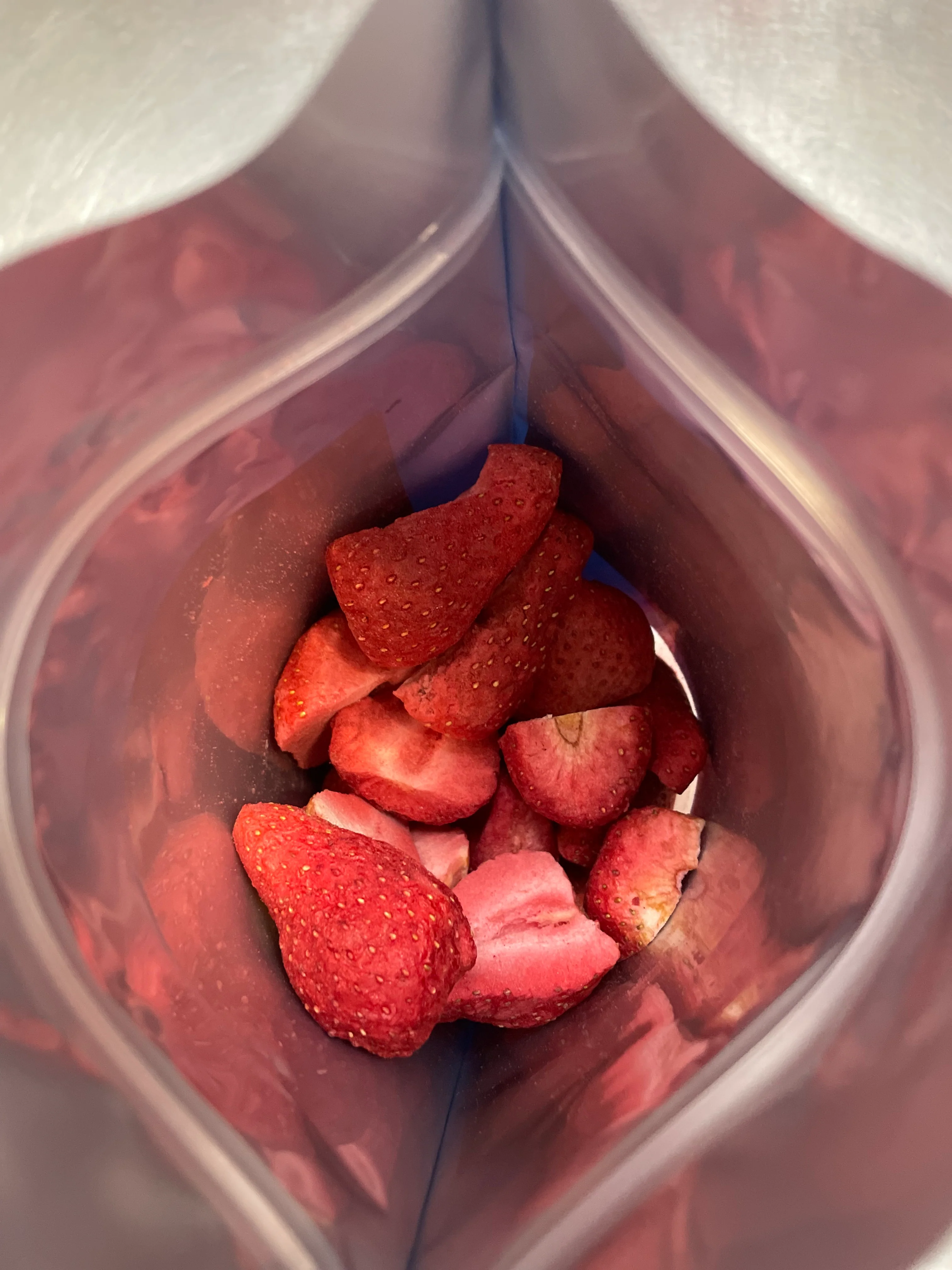 Freeze Dried Halved and Whole Strawberries - Image 4