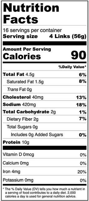 Freeze Dried Cooked Turkey Breakfast Sausage - Image 7