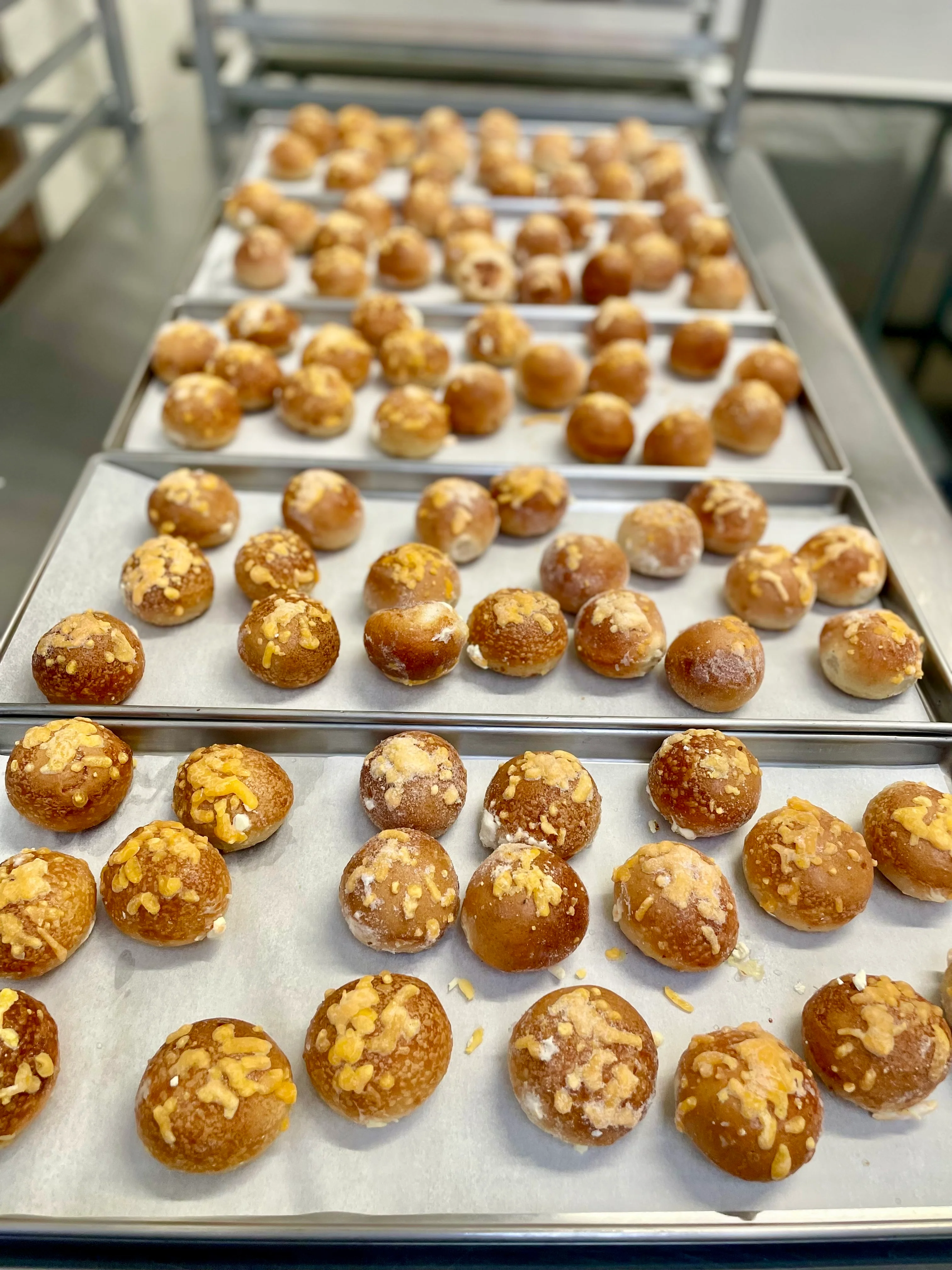 LIMITED PRODUCTION Freeze Dried Fully Cooked Cheddar and Jalapeño Cream Cheese Stuffed Bagel Bites - Image 5