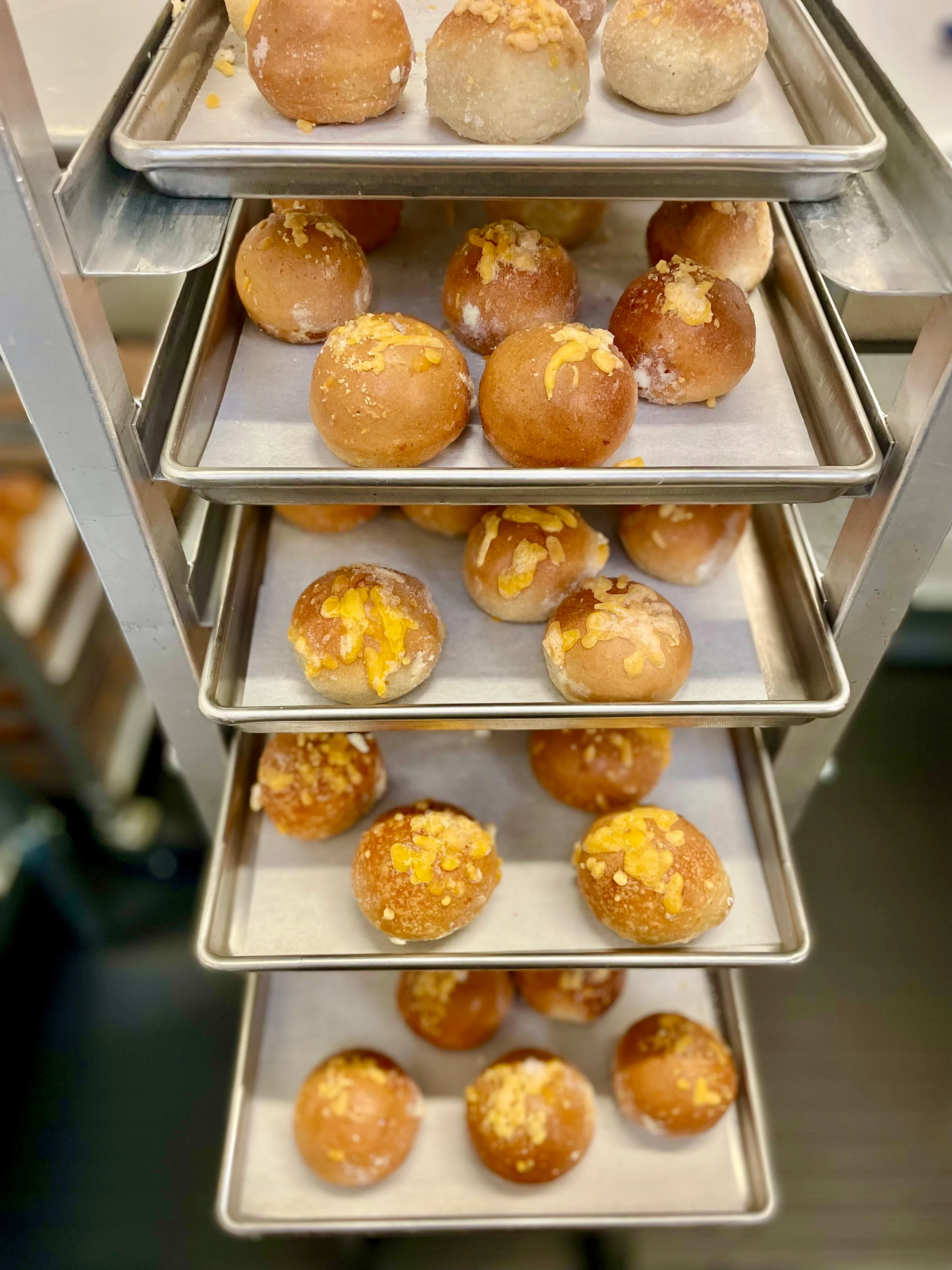 LIMITED PRODUCTION Freeze Dried Fully Cooked Cheddar and Jalapeño Cream Cheese Stuffed Bagel Bites - Image 6