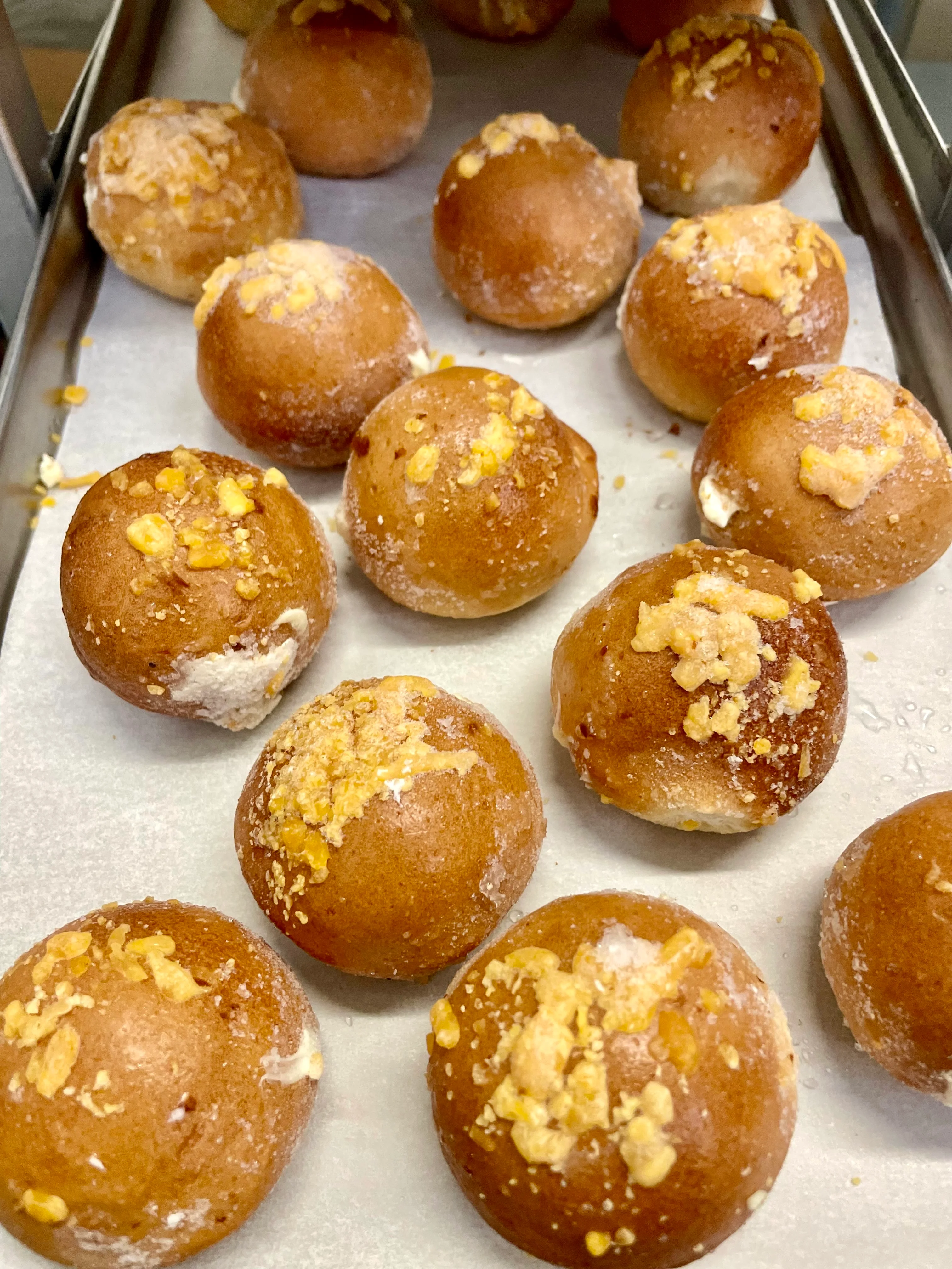 LIMITED PRODUCTION Freeze Dried Fully Cooked Cheddar and Jalapeño Cream Cheese Stuffed Bagel Bites - Image 7