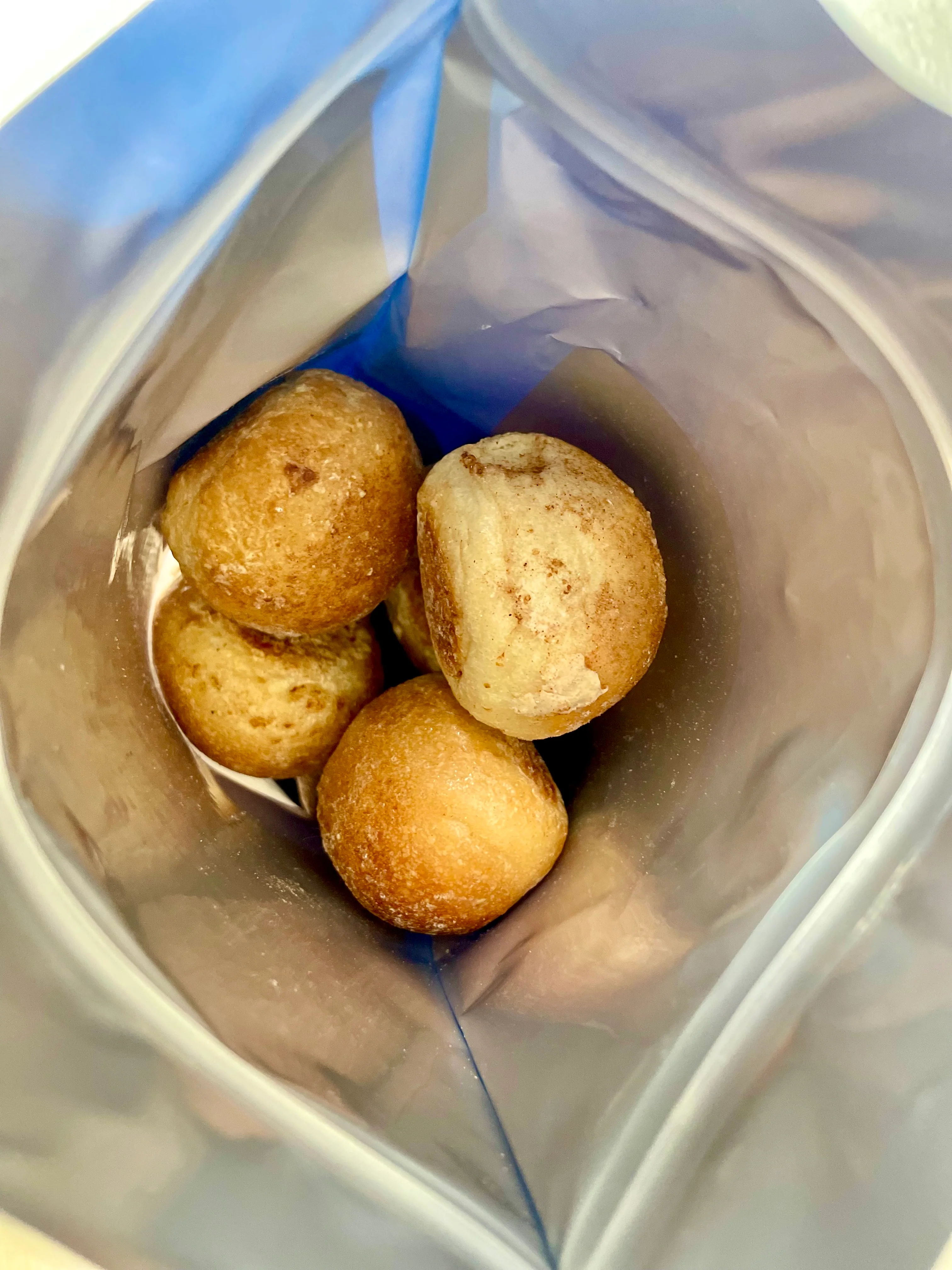 LIMITED PRODUCTION Freeze Dried Fully Cooked Cream Cheese Stuffed Cinnamon Bagel Bites - Image 4