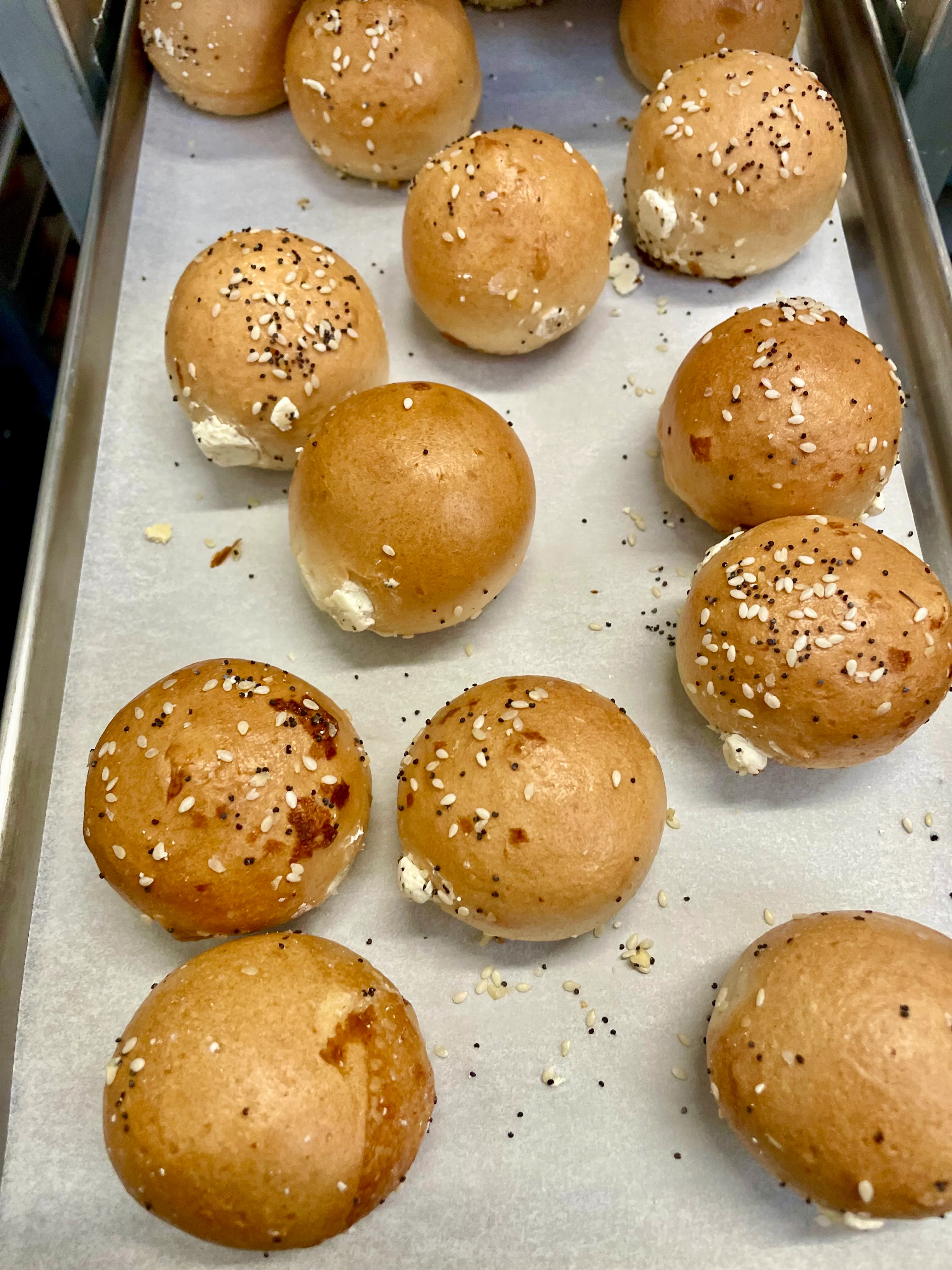 LIMITED PRODUCTION Freeze Dried Fully Cooked Cream Cheese Stuffed Everything Bagel Bites - Image 7