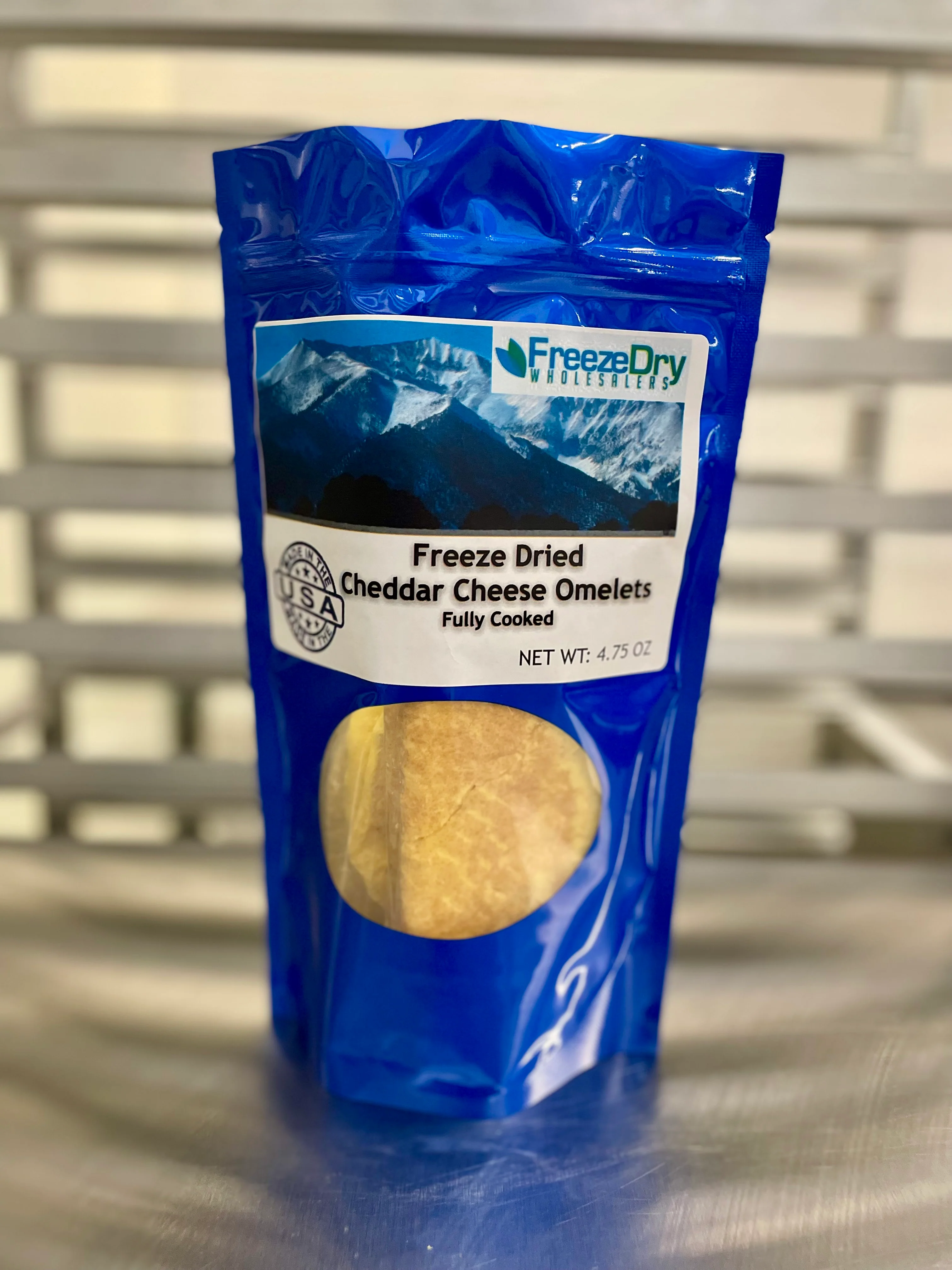 Freeze Dried Fully Cooked Cheese Omelet Breakfast Meal Deal Bundle/Combo - Four Packs Total; Freeze Dried Cheese Omelets, Diced Potatoes, Chicken Breakfast Sausages and Buttermilk Biscuits! - Image 2