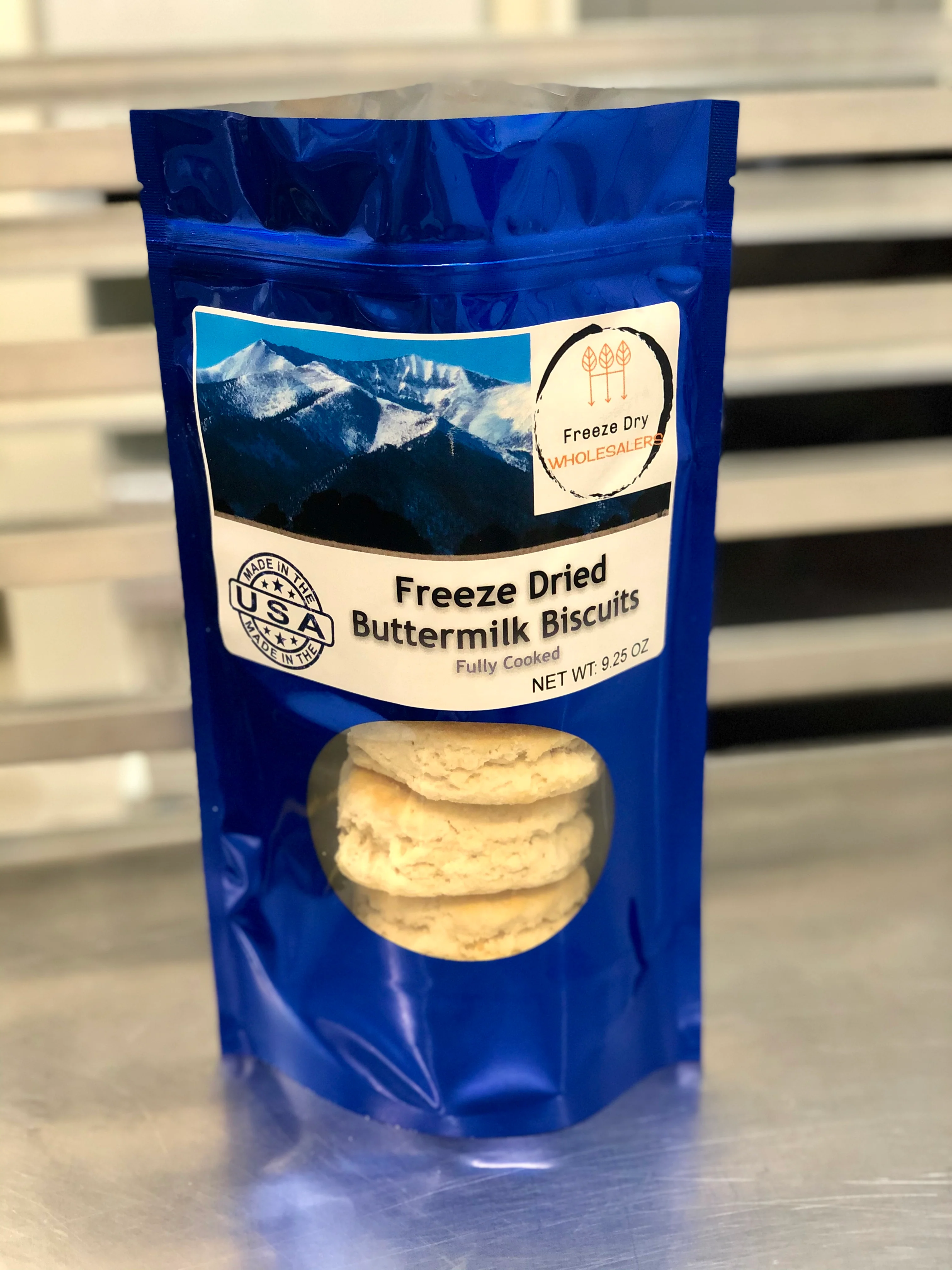 Freeze Dried Fully Cooked Cheese Omelet Breakfast Meal Deal Bundle/Combo - Four Packs Total; Freeze Dried Cheese Omelets, Diced Potatoes, Chicken Breakfast Sausages and Buttermilk Biscuits! - Image 8