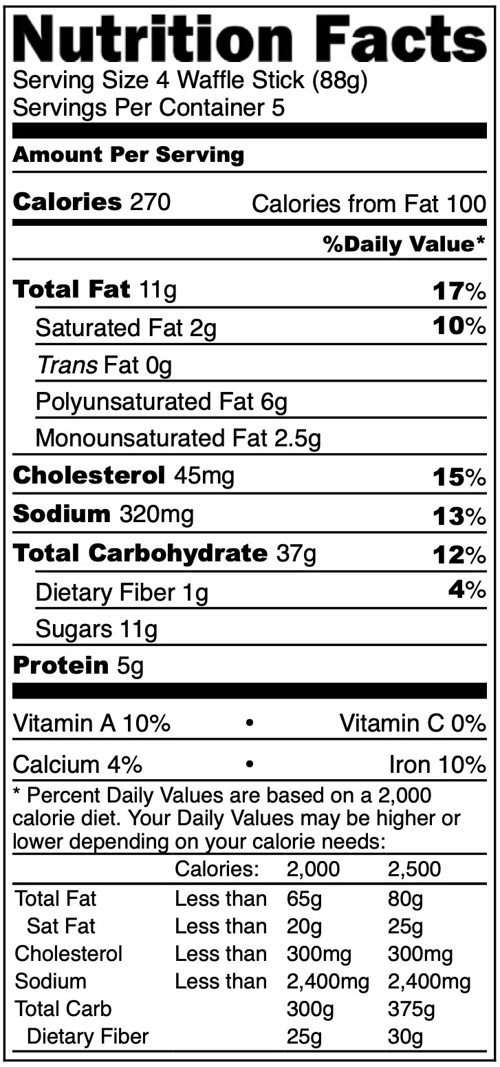 [LIMITED PRODUCTION] Freeze Dried Fully Cooked Belgian Waffle Sticks - Image 8
