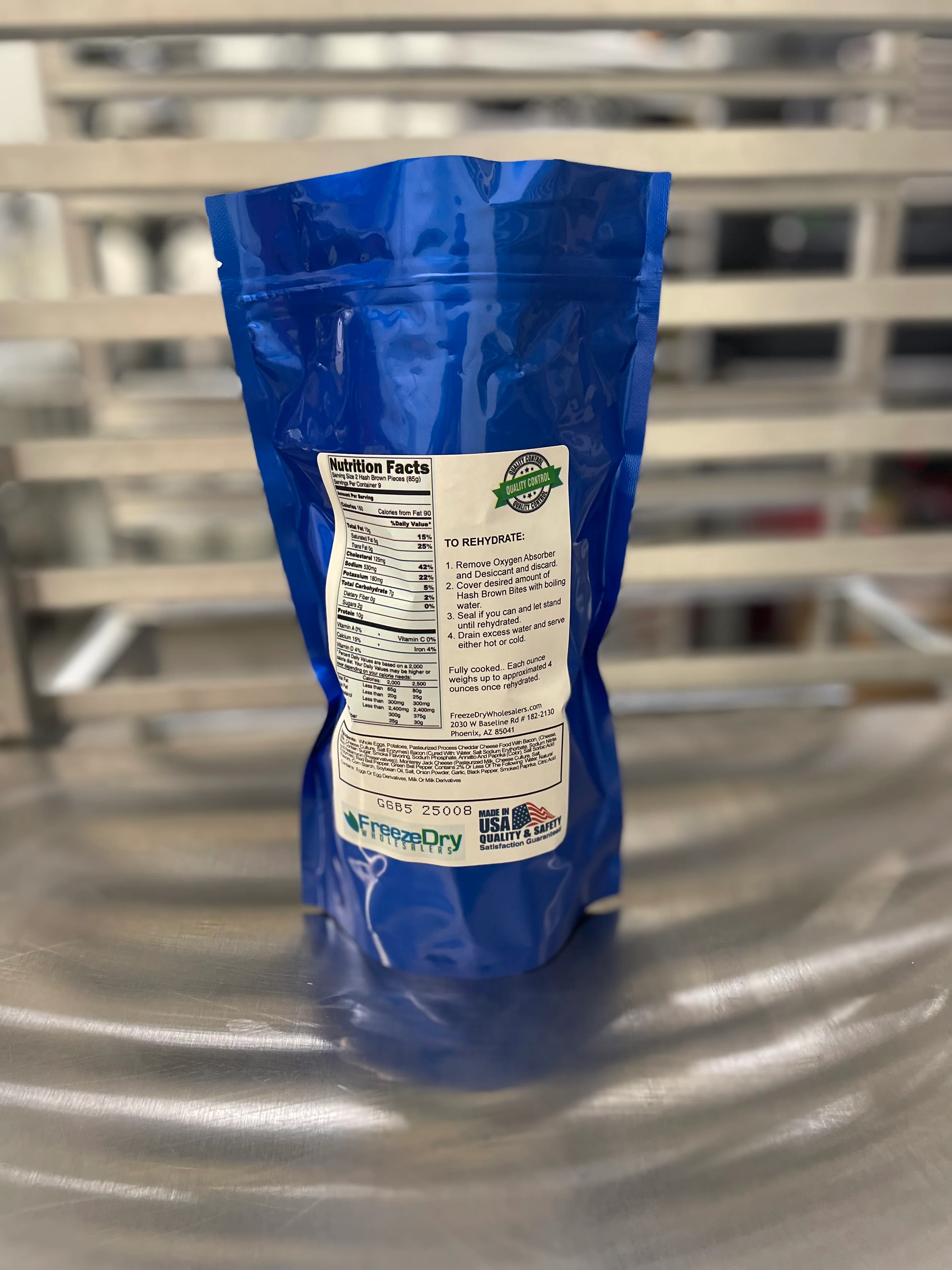 [LIMITED PRODUCTION] Freeze Dried Fully Cooked Hash Brown, Bacon, Egg, Cheese and Bell Pepper Bites - Image 3