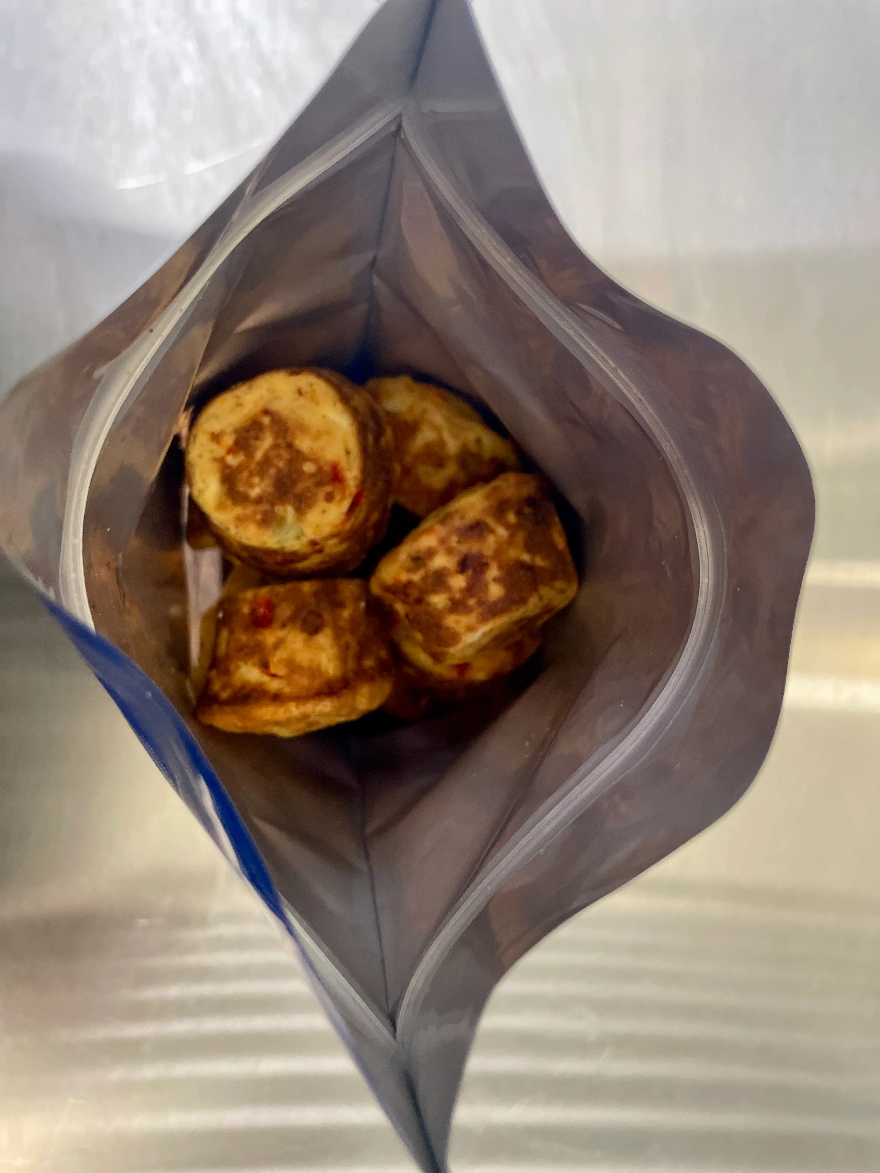 [LIMITED PRODUCTION] Freeze Dried Fully Cooked Hash Brown, Bacon, Egg, Cheese and Bell Pepper Bites - Image 4