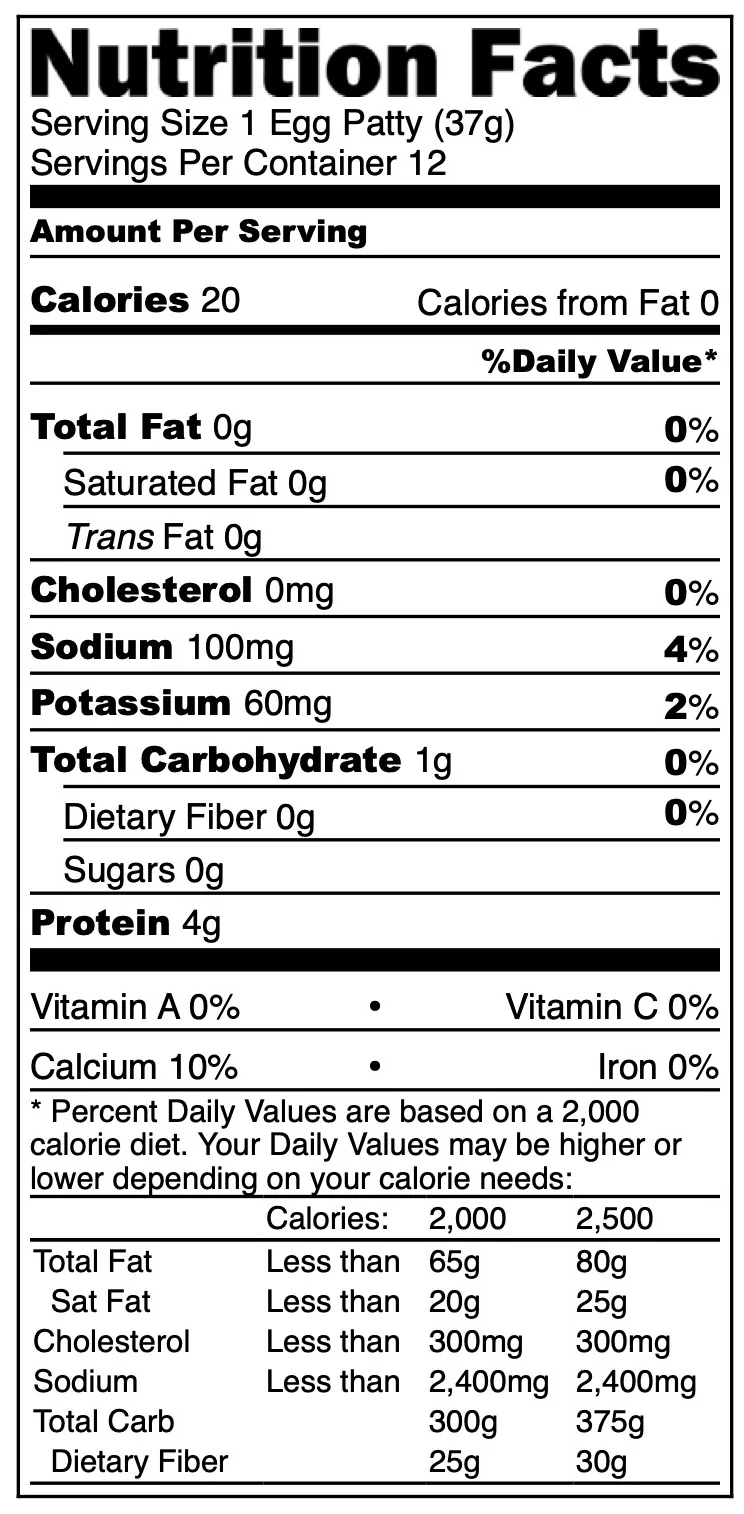 [LIMITED PRODUCTION] Freeze Dried Fully Cooked Fried Egg White Patties - Image 8