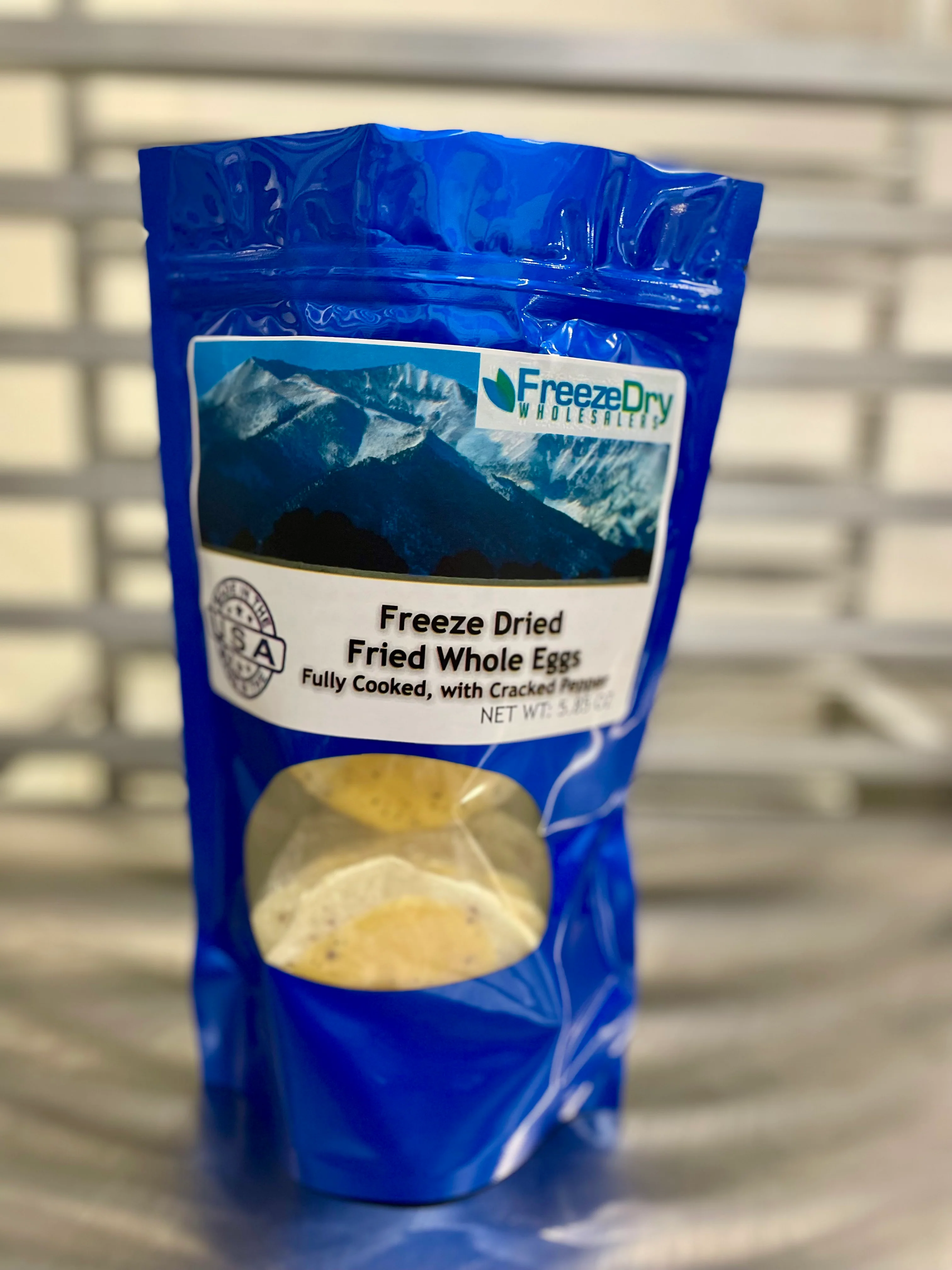[LIMITED PRODUCTION]  Freeze Dried Fully Cooked Fried Whole Eggs with Cracked Pepper - Image 2