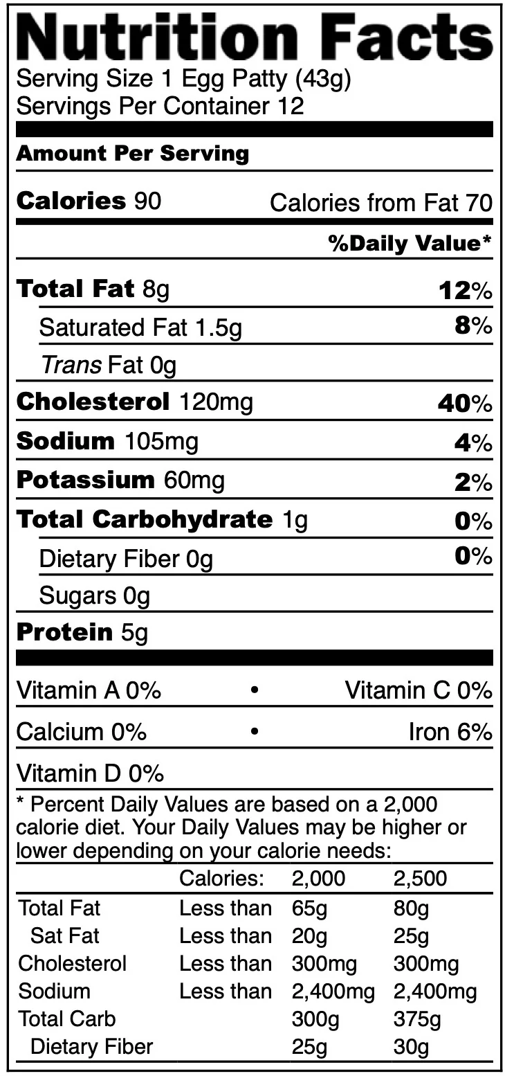 [LIMITED PRODUCTION]  Freeze Dried Fully Cooked Fried Whole Eggs with Cracked Pepper - Image 9