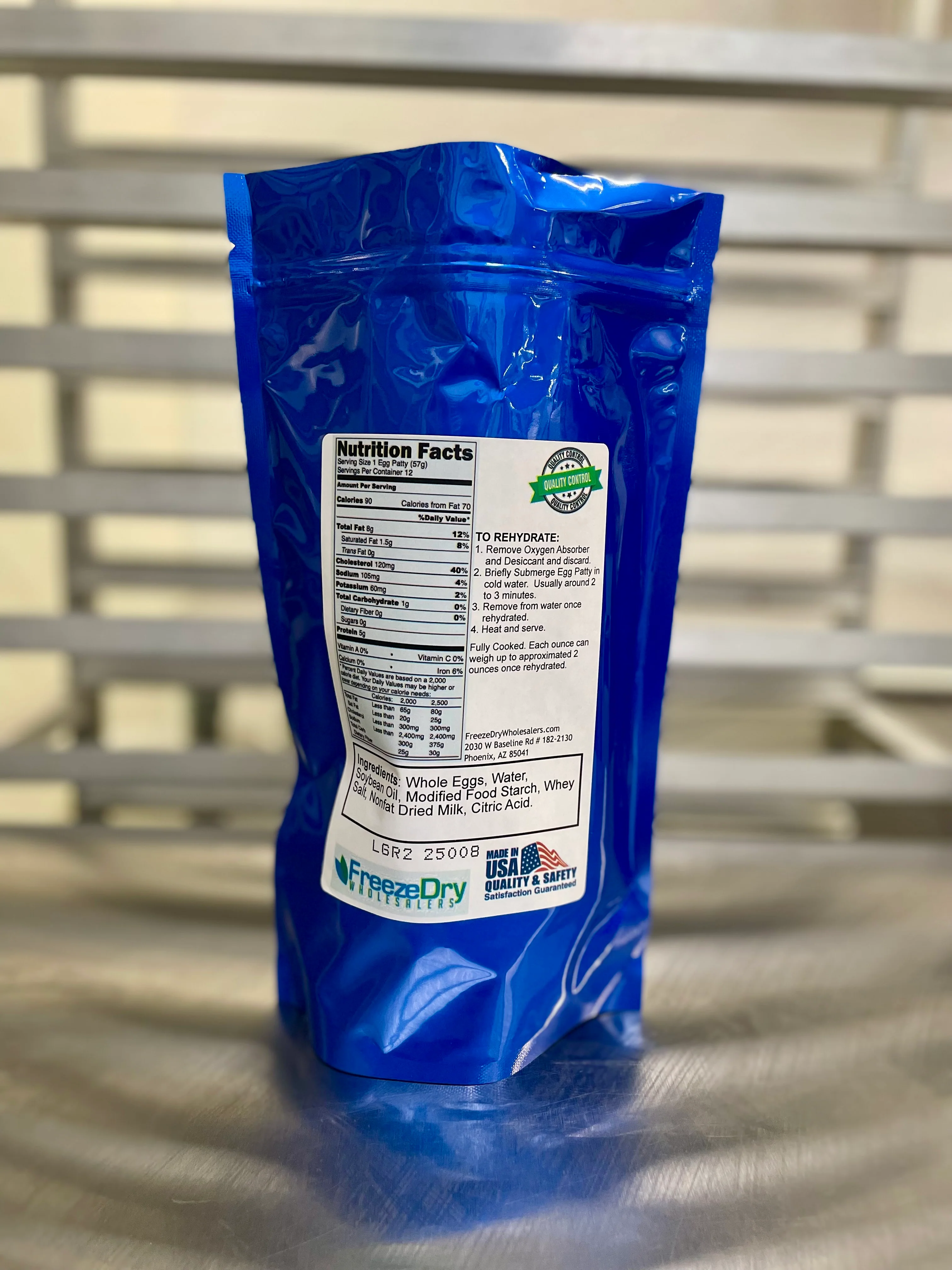 [LIMITED PRODUCTION] Freeze Dried Fully Cooked Scrambled Egg Patties - Image 3