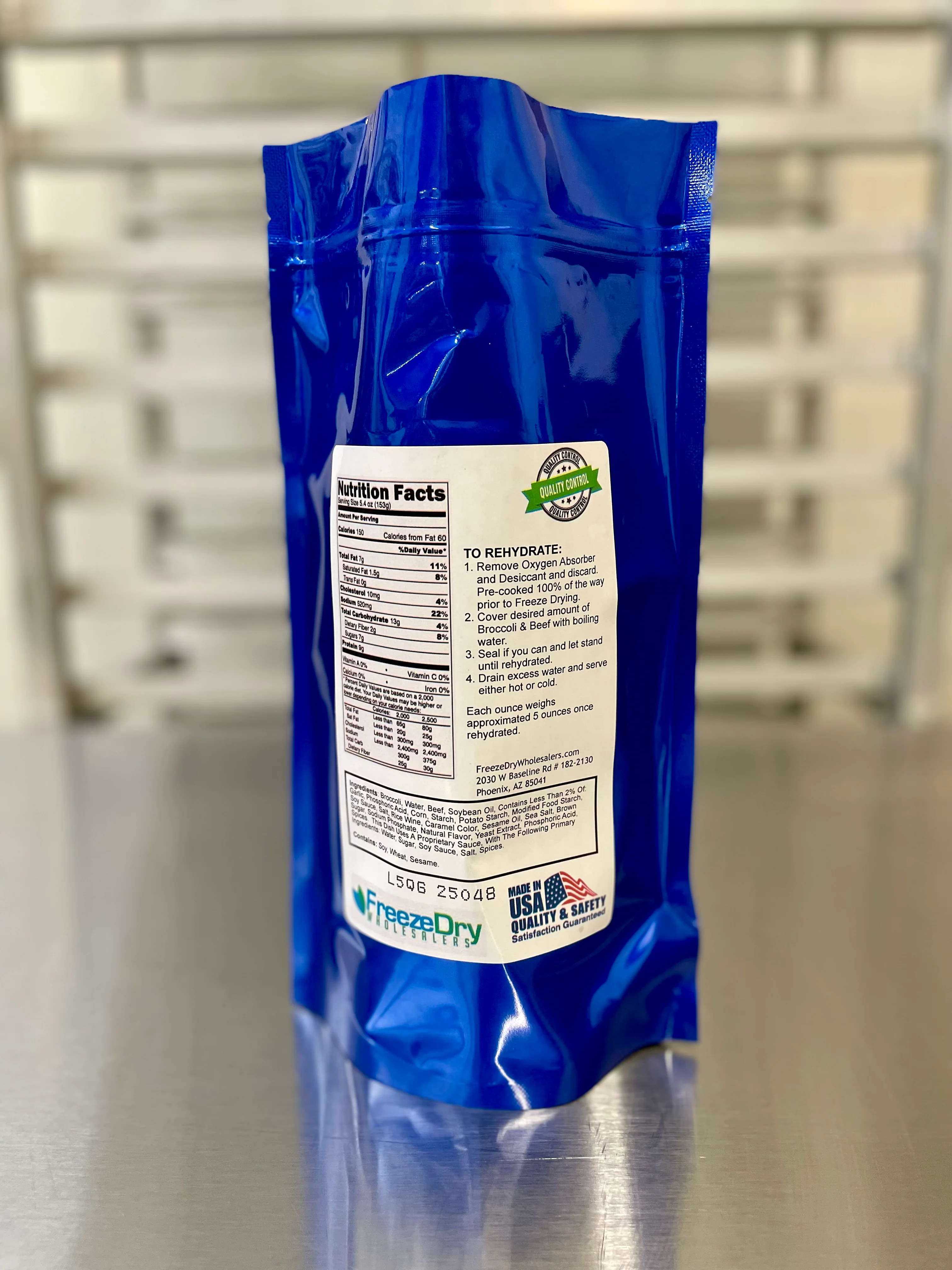 [PRE-SALE] Freeze Dried Gourmet American-Chinese Inspired Fully Prepared Broccoli Beef Entree - Image 3
