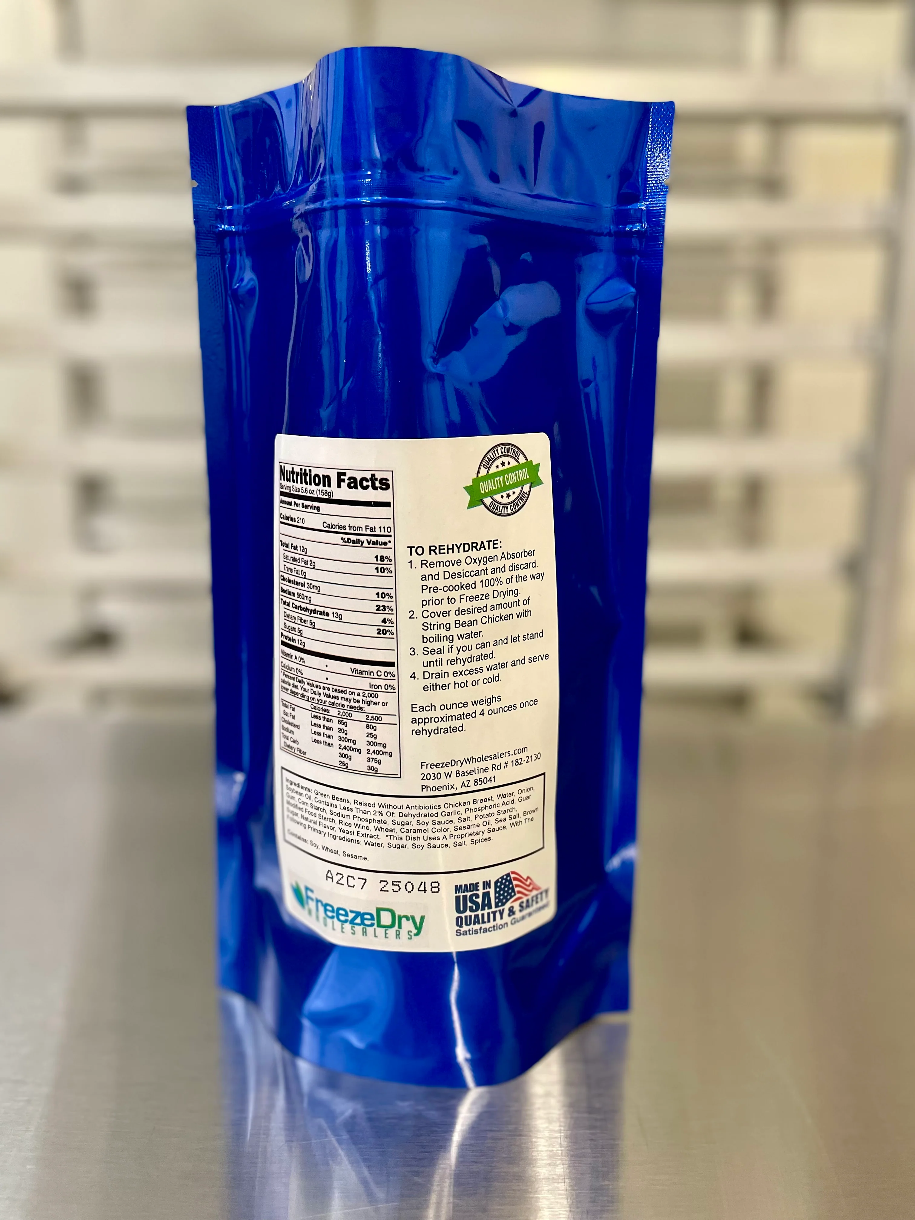 [PRE-SALE] Freeze Dried Gourmet American-Chinese Inspired Fully Prepared String Bean Chicken Entree - Image 3
